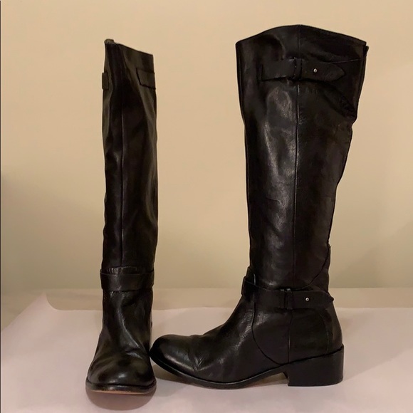 Dolce Vita Shoes - Dolce Vita knee high black leather boots size 10